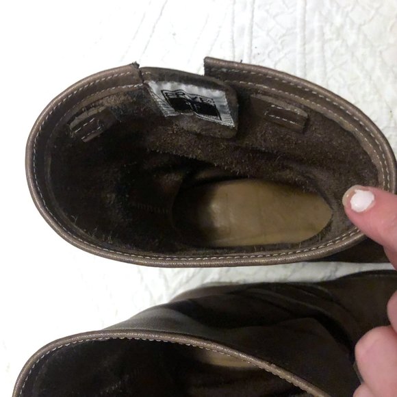 Frye Veronica Short Slouch Tall Boots Smoke, size 8 - Picture 10 of 10